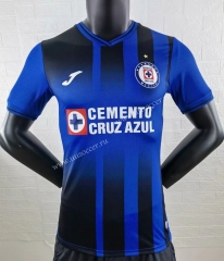 Player version2021-2022 Cruz Azul Home Blue Thailand Soccer Jersey