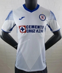 Player version2021-2022 Cruz Azul Away White Thailand Soccer Jersey