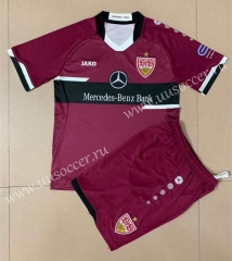 2021-2022 VfB Stuttgart Goalkeeper Red kids Soccer Uniform-XY