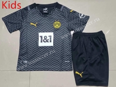 2021-2022 Borussia Dortumund Grey Youth/Kids Soccer Uniform-507