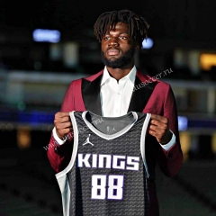 NBA Sacramentos Kings Black  #88 Jersey