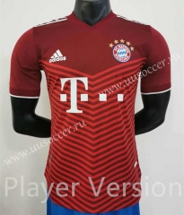 Player  Version 2021-2022 Bayern München Home Red Thailand Soccer Jersey AAA-712