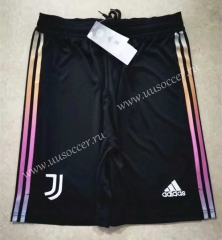 2021-2022 Juventus Away Black Thailand Soccer Shorts-701