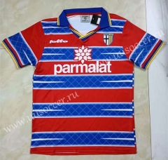 98-99 Retro Version Parma Calcio 1913 Away Blue & Red Thailand Soccer Jersey AAA-506