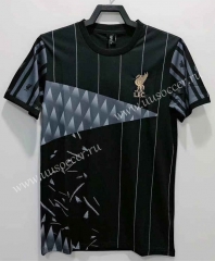 Retro Version Liverpool Black Thailand Soccer Jersey AAA-811