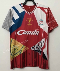 Retro Version Liverpool Red Thailand Soccer Jersey AAA-811