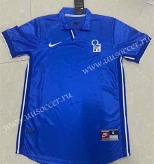 1998 Retro Version Italy Home Blue Thailand Soccer Jersey AAA-811