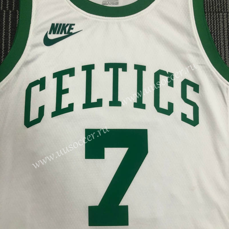 75th Anniversary Retro Edition NBA Boston Celtics White #7 Jersey-311,Boston  Celtics