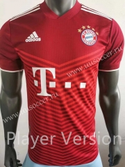 Player  Version 2021-2022 Bayern München Home Red Thailand Soccer Jersey AAA-518