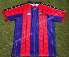97-98 Retro Version Barcelona  Home Red & Blue Thailand Soccer Jersey AAA-506
