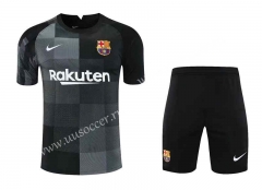 2021-2022 Barcelona Goalkeeper grey  Thailand Soccer Jersey Soccer uniform-418