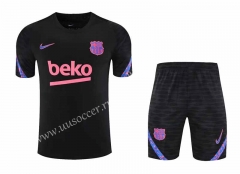 2021-2022 Barcelona Black Thailand Soccer Jersey Soccer uniform-418