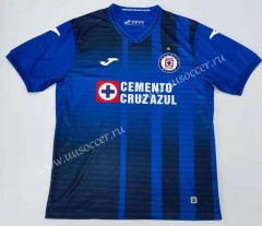 Correct version  2021-2022 Cruz Azul Home Blue Thailand Soccer Jersey-912