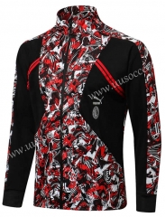 2021-2022 AC Milan Black & Red Soccer Jacket Uniform-815