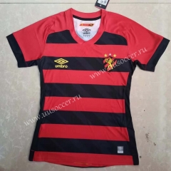 2021-2022 Sport Recife Home Red&Black Thailand Female Soccer Jersey AAA-708