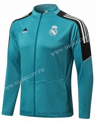 2021-2022 Real Madrid Blue Soccer Jacket-815