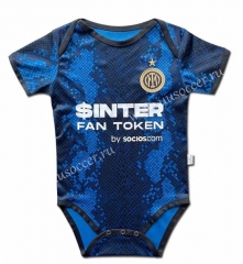 2021-2022 Inter Milan Home Blue Youth/Kids baby Uniform