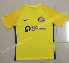 2021-2022  Sunderland AFC Away Yellow Thailand Soccer Jersey AAA-HR
