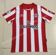 2021-2022 Brentford Home Red&White Thailand Soccer Jersey AAA-HR