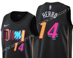 City Edition NBA Miami Heat Black  #14 Jersey-311