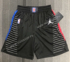 2021 Flying man EditionNBA Los Angeles Clippers Black  Shorts-311