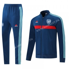 2021-2022 Arsenal Blue Thailand Soccer Jacket Uniform- LH