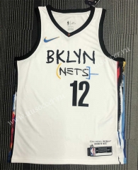 2021  NBA Brooder Jeklyn Nets White #12 -311