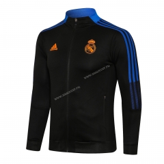 2021-2022 Real Madrid Black Soccer Jacket-815