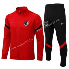 2021-2022 Atletico Madrid Red Thailand Soccer Jacket Uniform-815