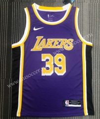 2021 NBA Lakers Purple  #39 Jersey-311（NIKE  version）