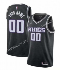 NBA Sacramentos Kings Black  #00 Jersey-311