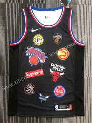 Suprem X Nike signed jointly   NBA vest  Black  #94 Jersey-311