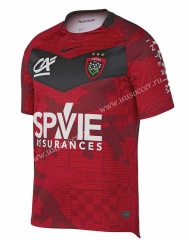 2021-2022  Tuluz Home Red  Rugby Shirt