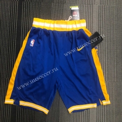 2021 City version NBA Golden State Warriors Blue Shorts-311