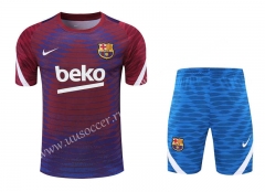 2021-2022 Barcelona Red &Blue Thailand Soccer Jersey Soccer uniform-418
