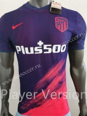 Player Version 2021-2022 Atletico MadridAway Purple  Thailand Soccer Jersey-518