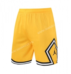 2021-2022  Paris SG Yellow Thailand Soccer Shorts-418