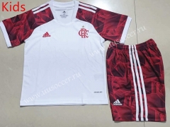2021-2022 Flamengo Away White Kids/Youth Soccer Uniform-507