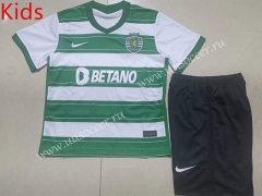 2021-2022 Sporting Clube de Portugal Home Green&White Soccer Uniform-507