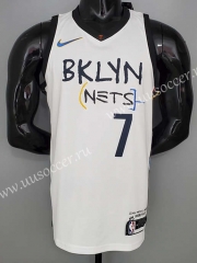 2021-22  NBA Brooder Jeklyn Nets White #7-SN