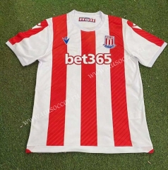 2021-2022 Stoke City Home Red & White Thailand Soccer Jersey AAA-503