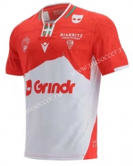 21-22 Biarritz Red Rugby Shirts