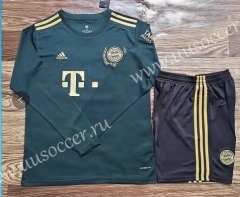 Special edition 2021-2022 Bayern München Green LS Soccer Uniform-709