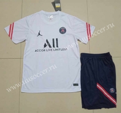 2021-2022 Paris SG White  Soccer Uniform-718