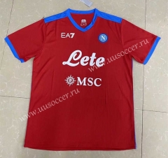 2021-2022 Napoli 2nd Away Red Thailand Soccer Jersey AAA-818