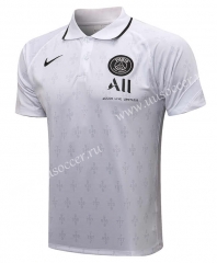 2021-2022 PSG White  Thailand Polo Shirts-815