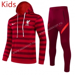 2021-2022 liverpool Red Kids/Youth Soccer Tracksuit-GDP
