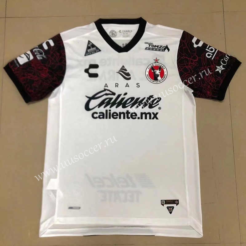 21 22 Club Tijuana Away White Thailand Soccer Jersey a 908 Club Tijuana