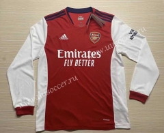 21-22 Arsenal Home Red  Thailand LS Soccer Jeesey AAA