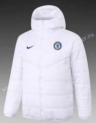 21-22  Chelsea White Thailand Soccer Cotton With Hat-GDP